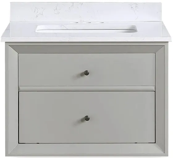 Lander 24" Bathroom Vanity in Gray by DOREL HOME FURNISHINGS