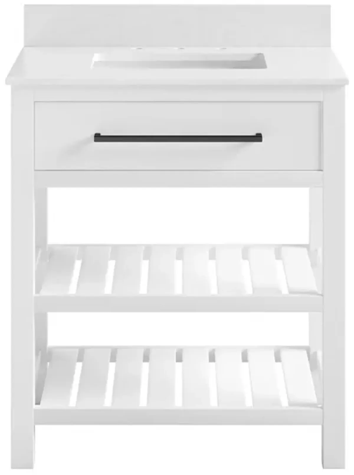 Minneapolis 30" Bathroom Vanity in White by DOREL HOME FURNISHINGS