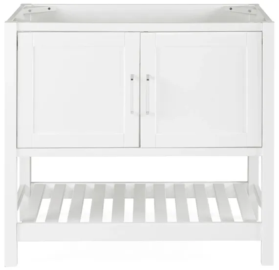 Bennet 36" Vanity Cabinet in White by Bolton Furniture