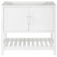 Bennet 36" Vanity Cabinet in White by Bolton Furniture