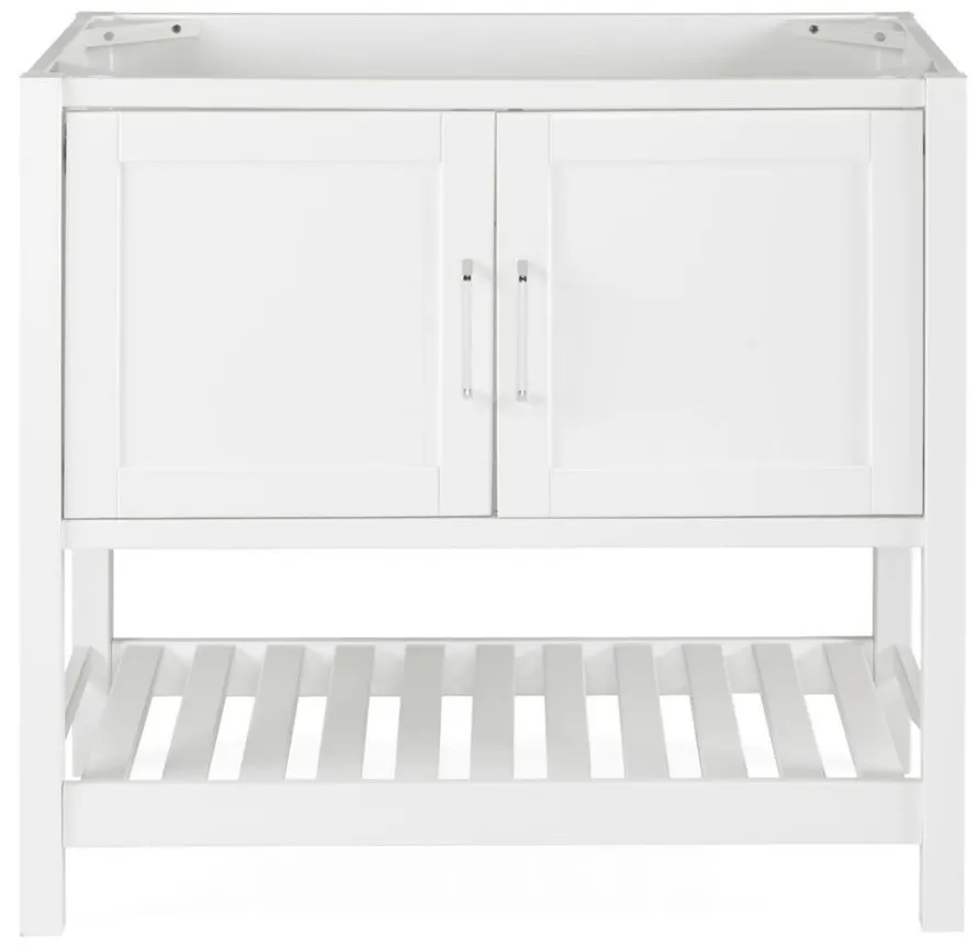 Bennet 36" Vanity Cabinet in White by Bolton Furniture