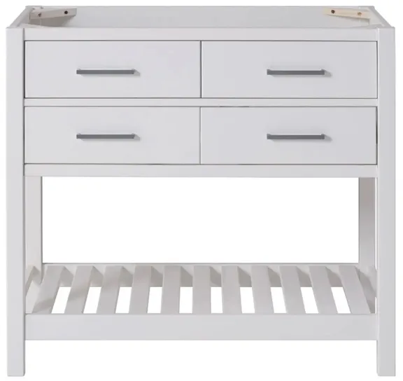 Harrison 36" Vanity Cabinet in White by Bolton Furniture