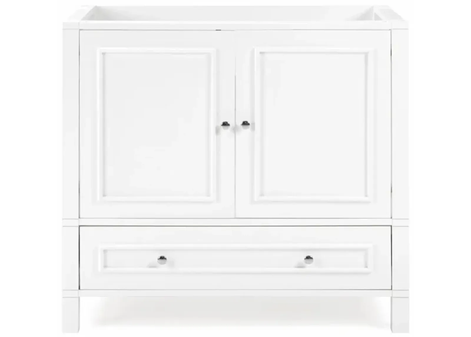 Williamsburg 36" Vanity Cabinet in White by Bolton Furniture