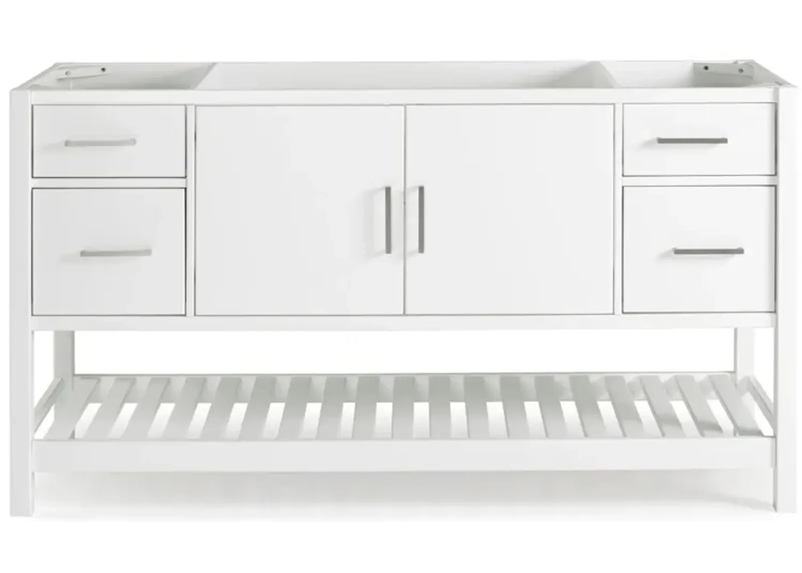 Harrison 60" Vanity Cabinet in White by Bolton Furniture