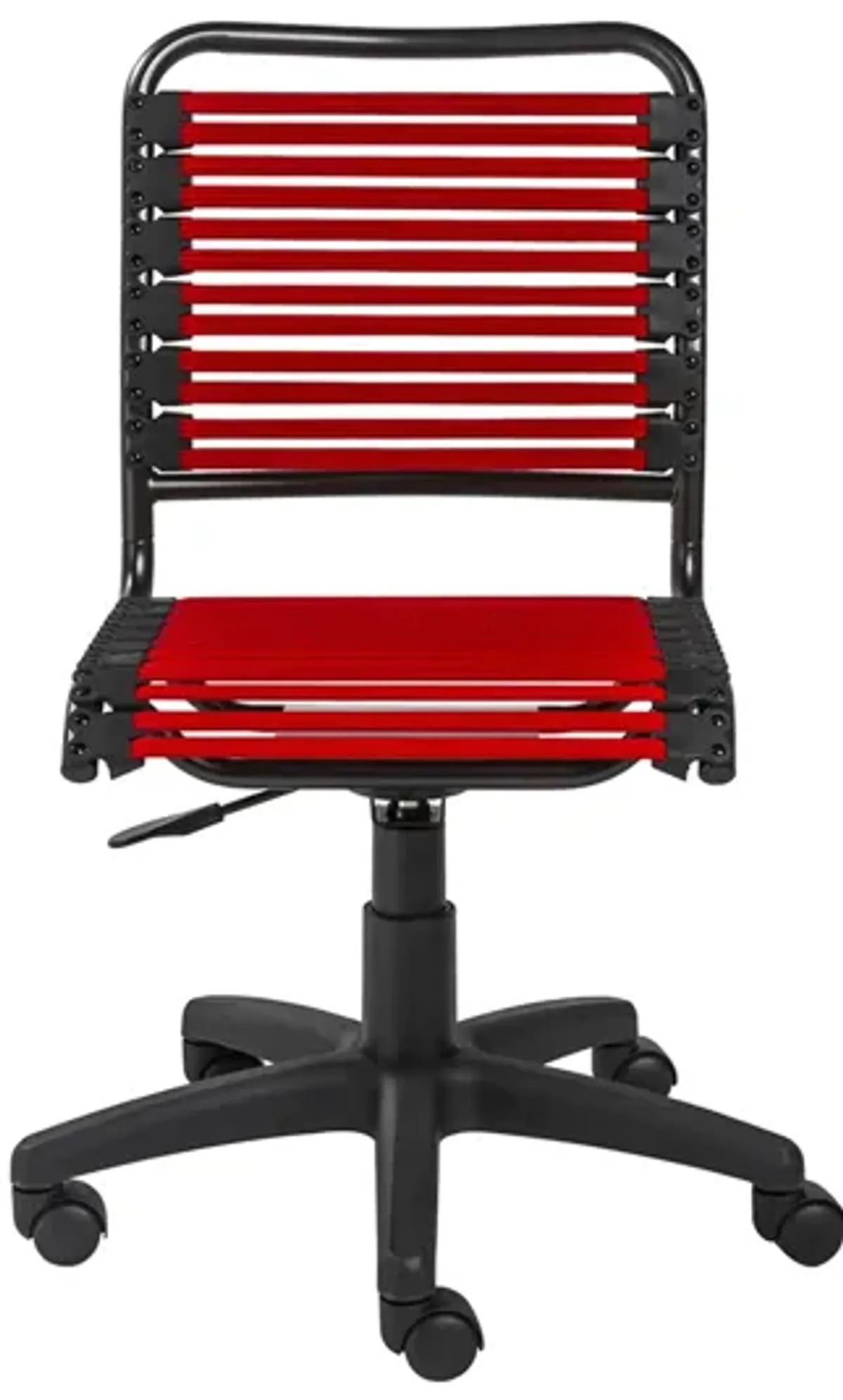 Allison Armless Bungie Office Chair in Red by EuroStyle