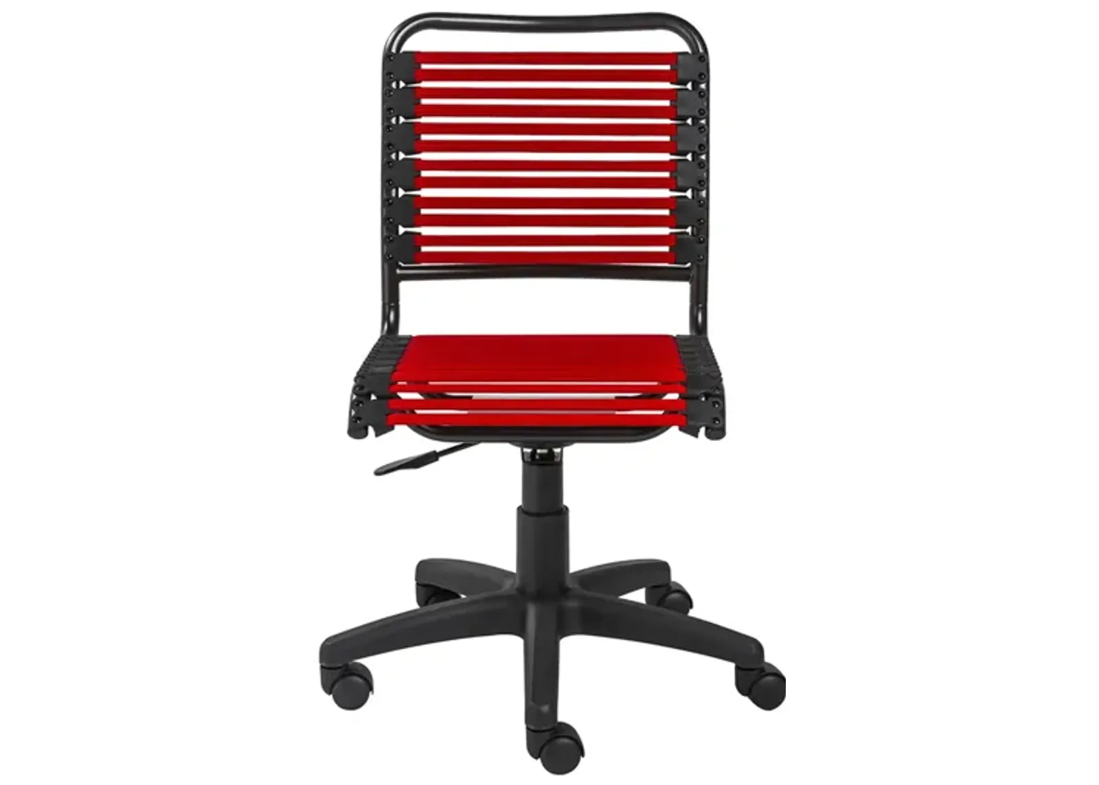 Allison Armless Bungie Office Chair in Red by EuroStyle