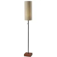Trudy Floor Lamp in Black/Walnut/Brown/Beige by Adesso Inc