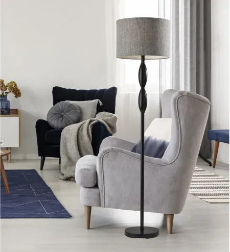 Lance Floor Lamp in Black by Adesso Inc