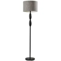 Lance Floor Lamp in Black by Adesso Inc