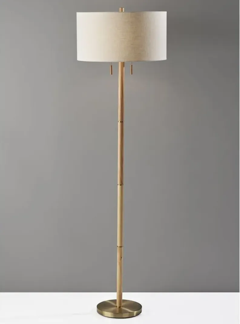 Madeline Floor Lamp in Beige by Adesso Inc