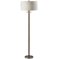 Madeline Floor Lamp in Walnut by Adesso Inc