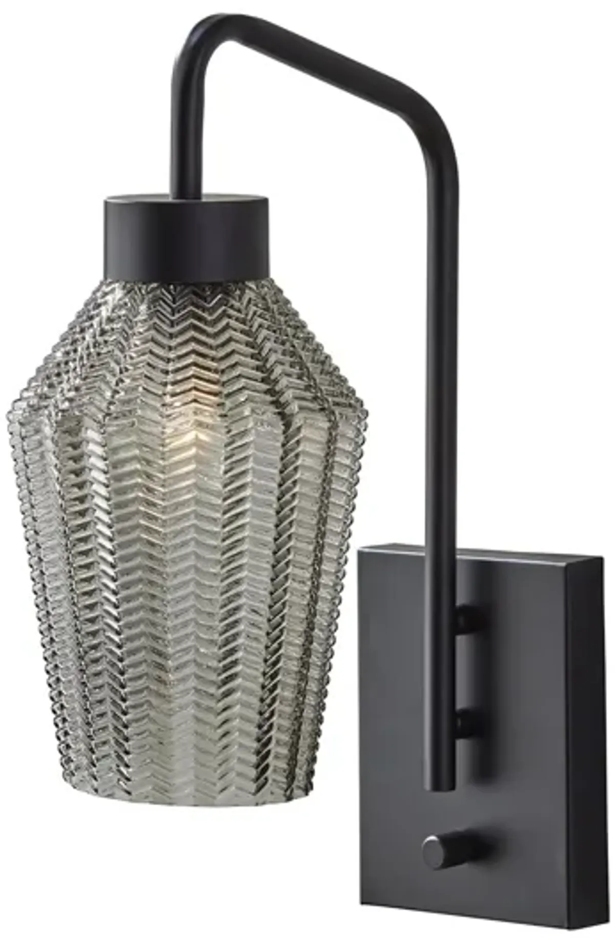 Belfry Wall Lamp in Black by Adesso Inc