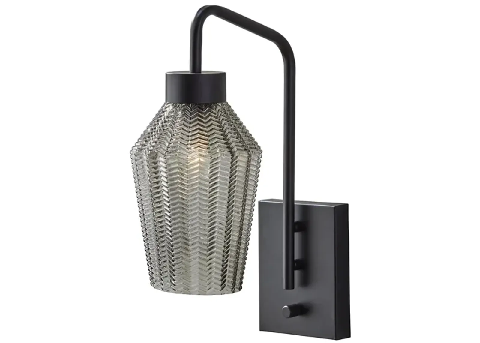 Belfry Wall Lamp in Black by Adesso Inc