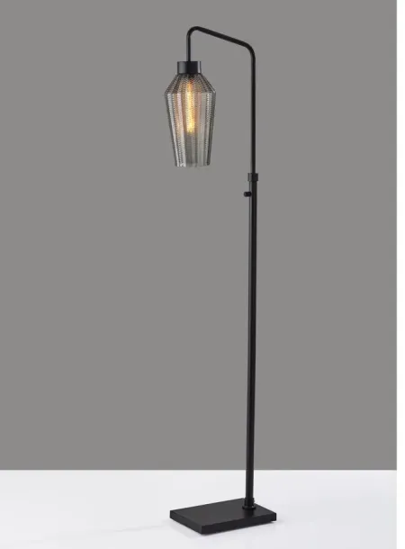 Belfry Floor Lamp in Black by Adesso Inc