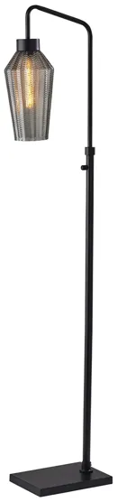 Belfry Floor Lamp in Black by Adesso Inc