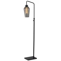 Belfry Floor Lamp in Black by Adesso Inc