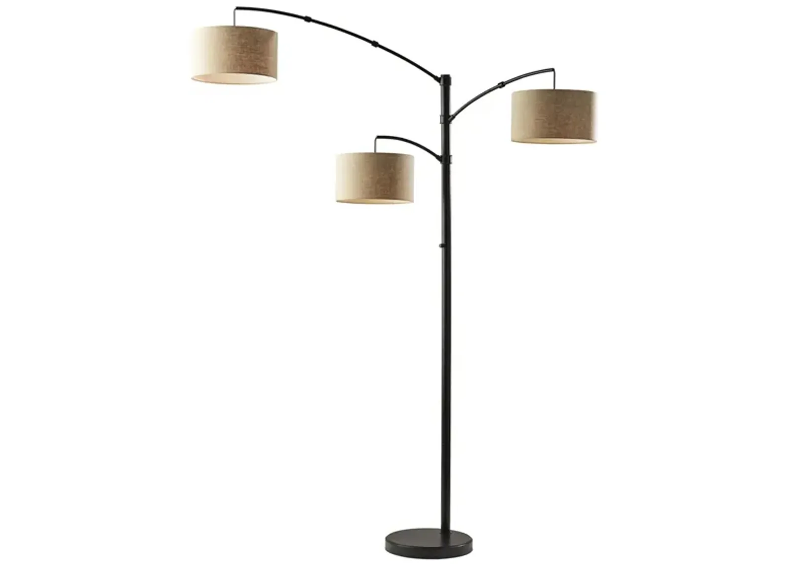 Cabo Arc Floor Lamp in Dark Bronze by Adesso Inc