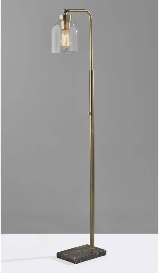 Bristol Floor Lamp in Antique Brass by Adesso Inc