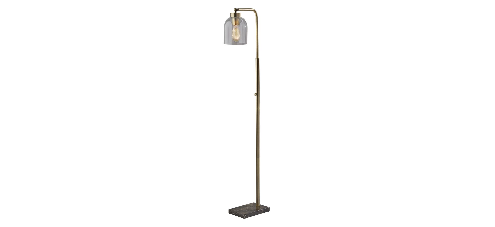 Bristol Floor Lamp in Antique Brass by Adesso Inc