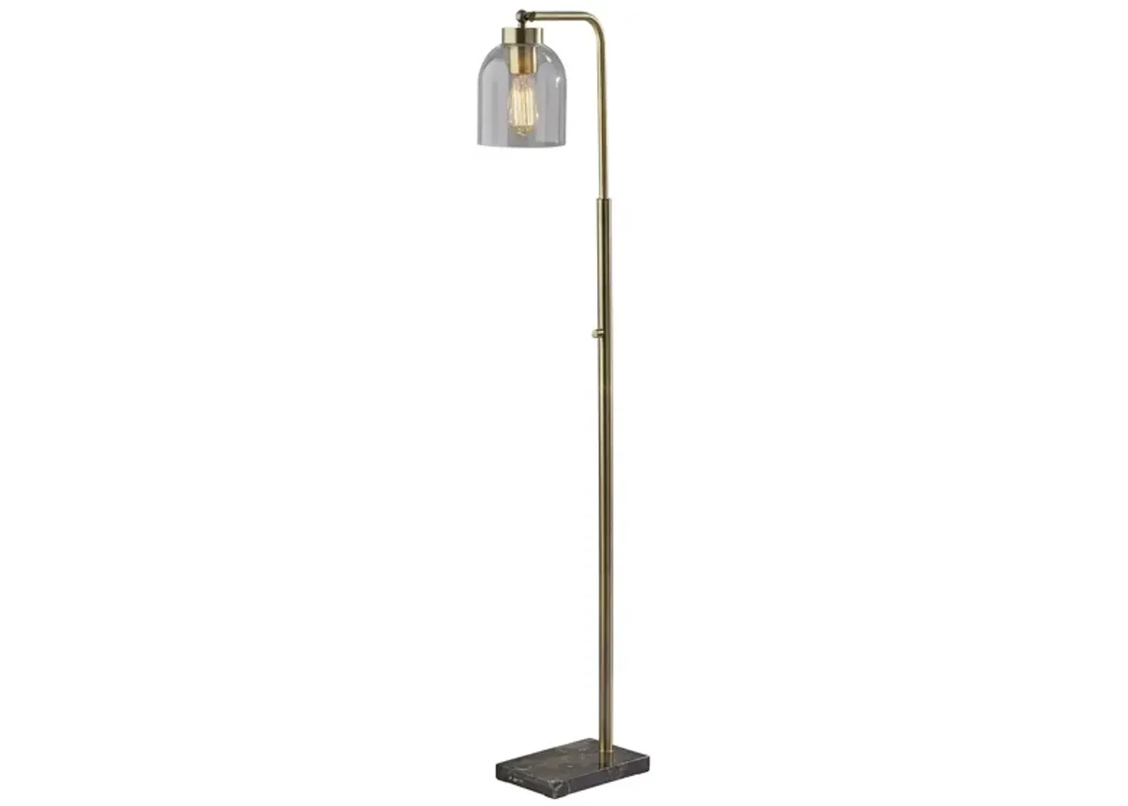 Bristol Floor Lamp in Antique Brass by Adesso Inc