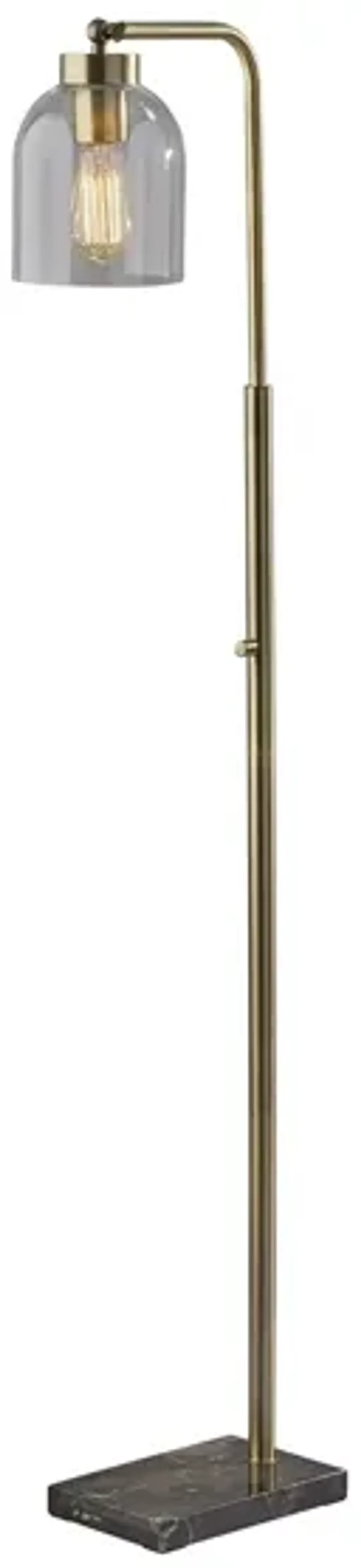 Bristol Floor Lamp in Antique Brass by Adesso Inc