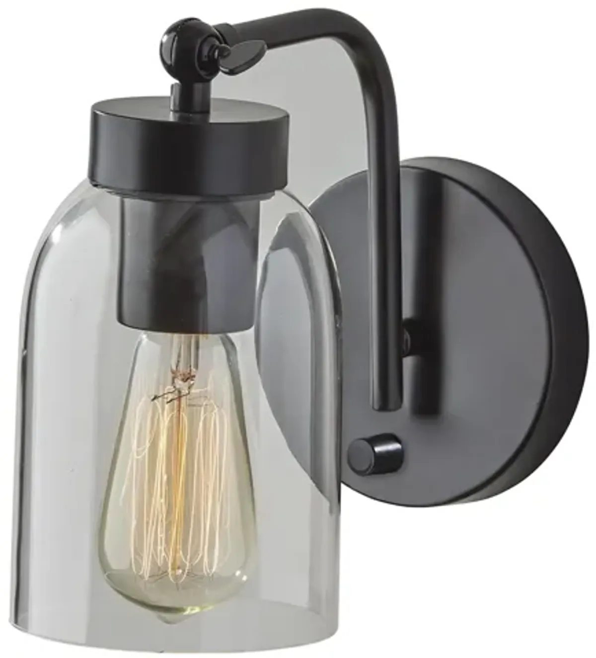 Bristol Wall Lamp in Black by Adesso Inc