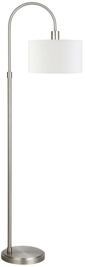 Demi Floor Lamp in Brushed Nickel by Hudson & Canal