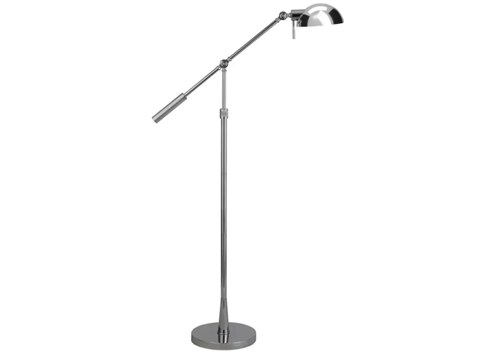 Jelen Floor Lamp in Polished Nickel by Hudson & Canal