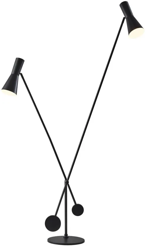 Bond Floor Lamp in Black by Adesso Inc
