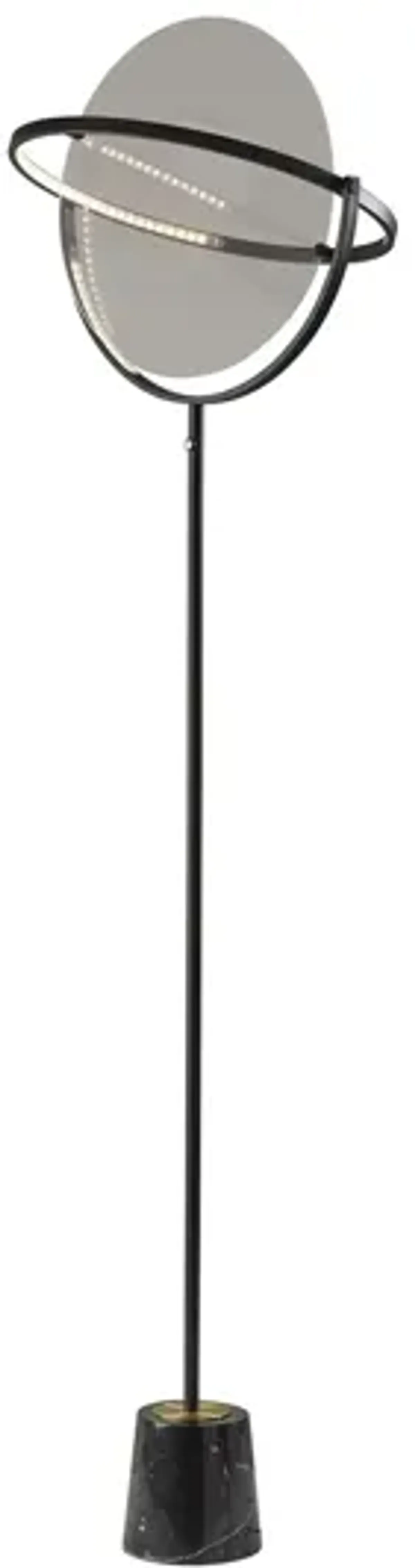 Orsa LED Floor Lamp in Black by Adesso Inc