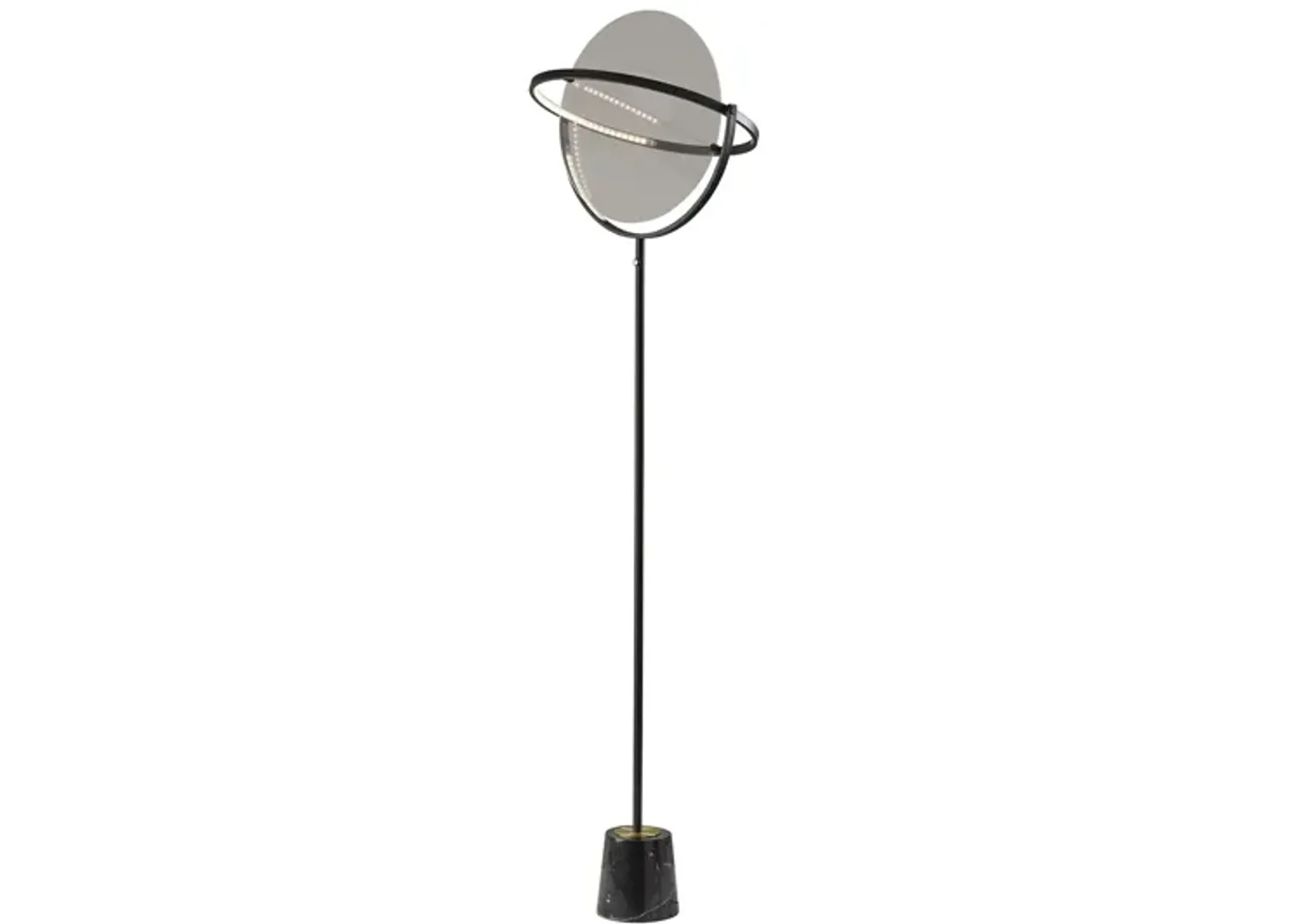 Orsa LED Floor Lamp in Black by Adesso Inc