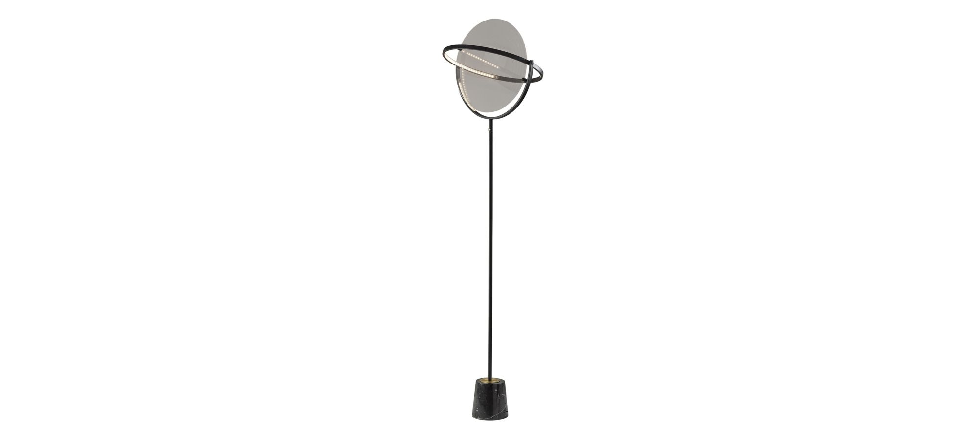 Orsa LED Floor Lamp in Black by Adesso Inc