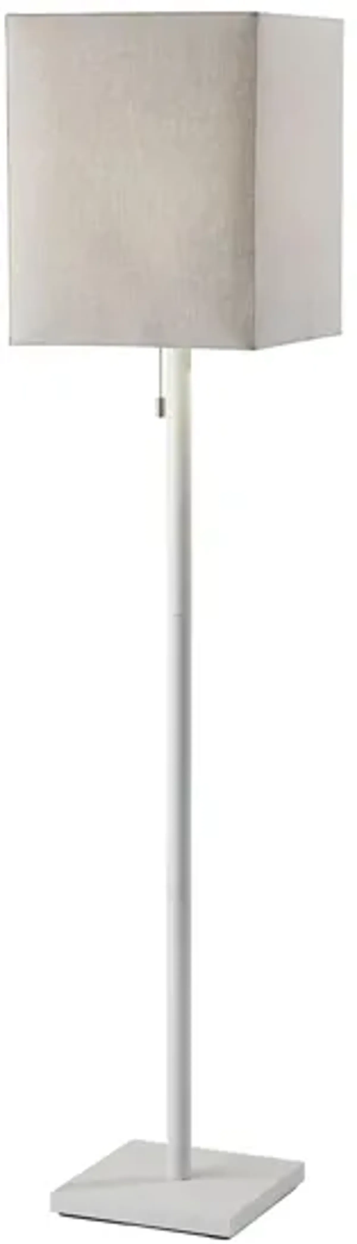 Estelle Floor Lamp in White by Adesso Inc