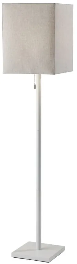 Estelle Floor Lamp in White by Adesso Inc