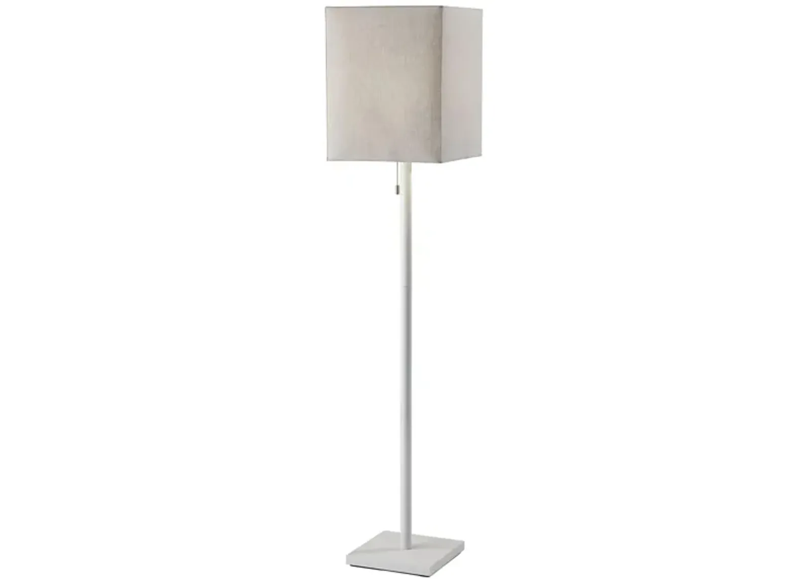 Estelle Floor Lamp in White by Adesso Inc