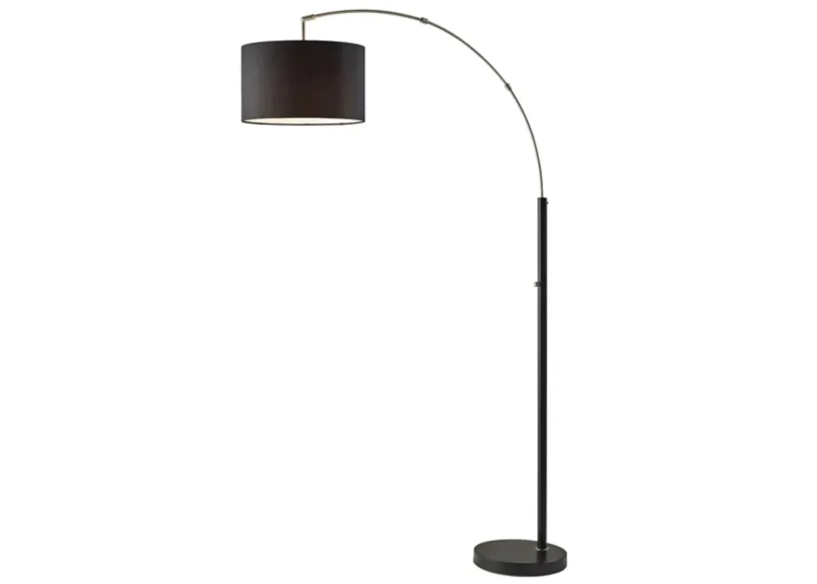 Preston Arc Lamp in Black by Adesso Inc