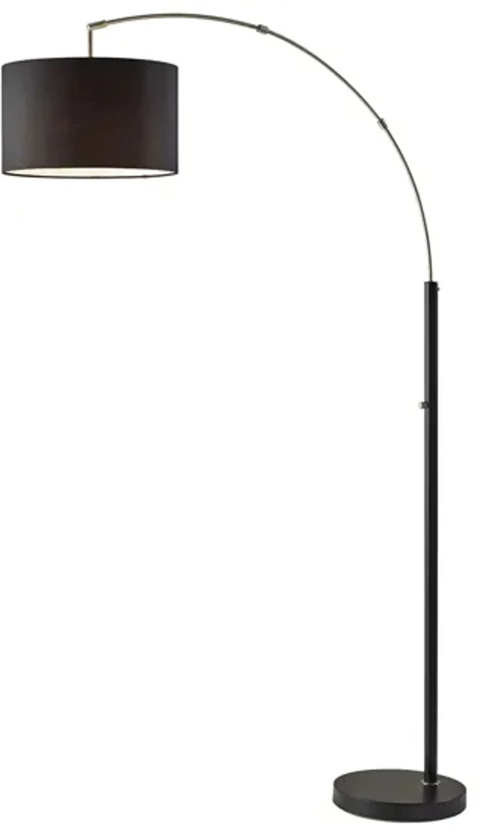 Preston Arc Lamp in Black by Adesso Inc