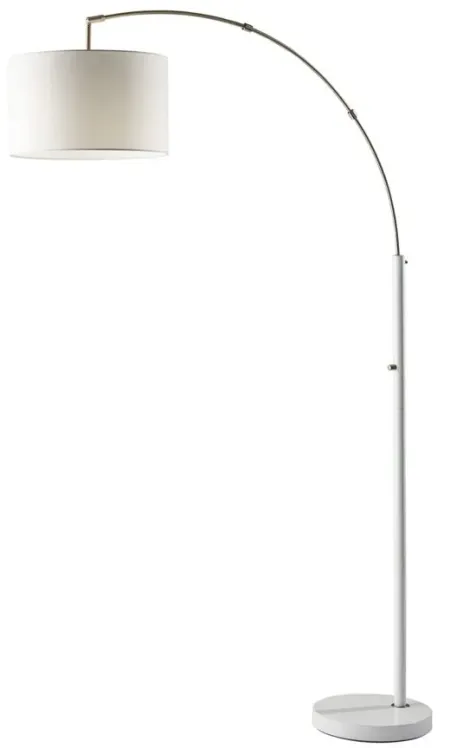 Preston Arc Lamp in White by Adesso Inc