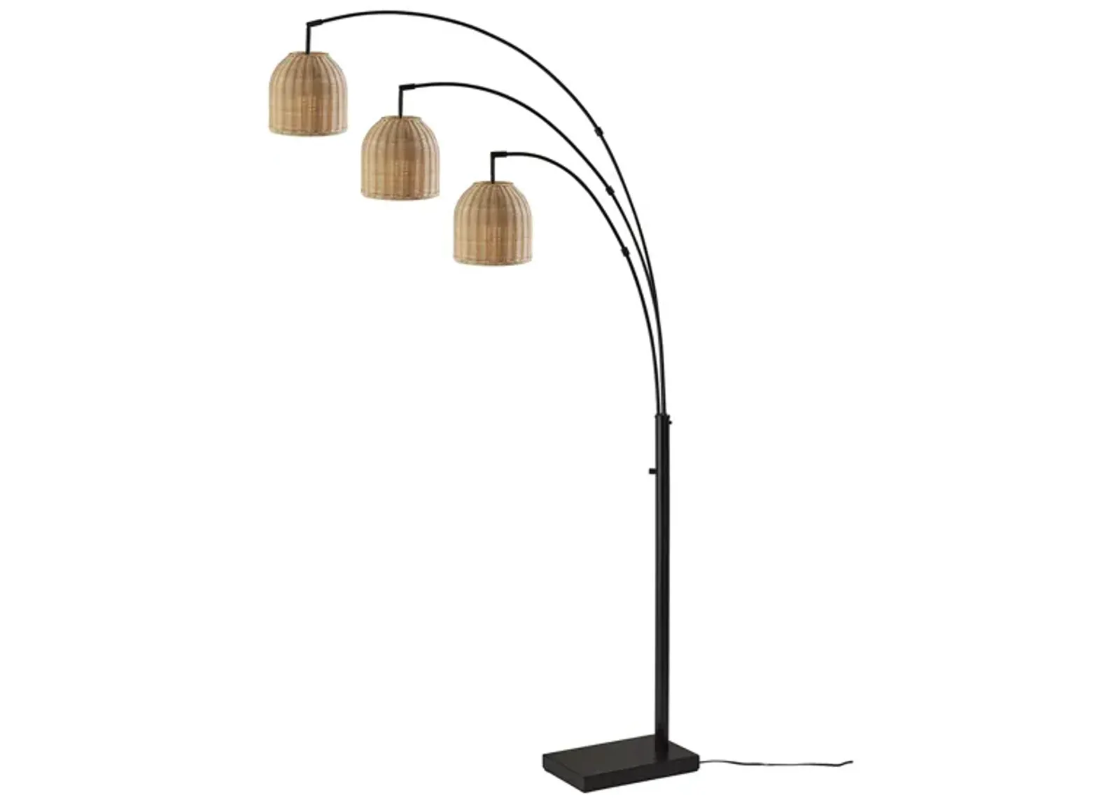 Bahama 3-Arm Arc Lamp in Dark Bronze by Adesso Inc