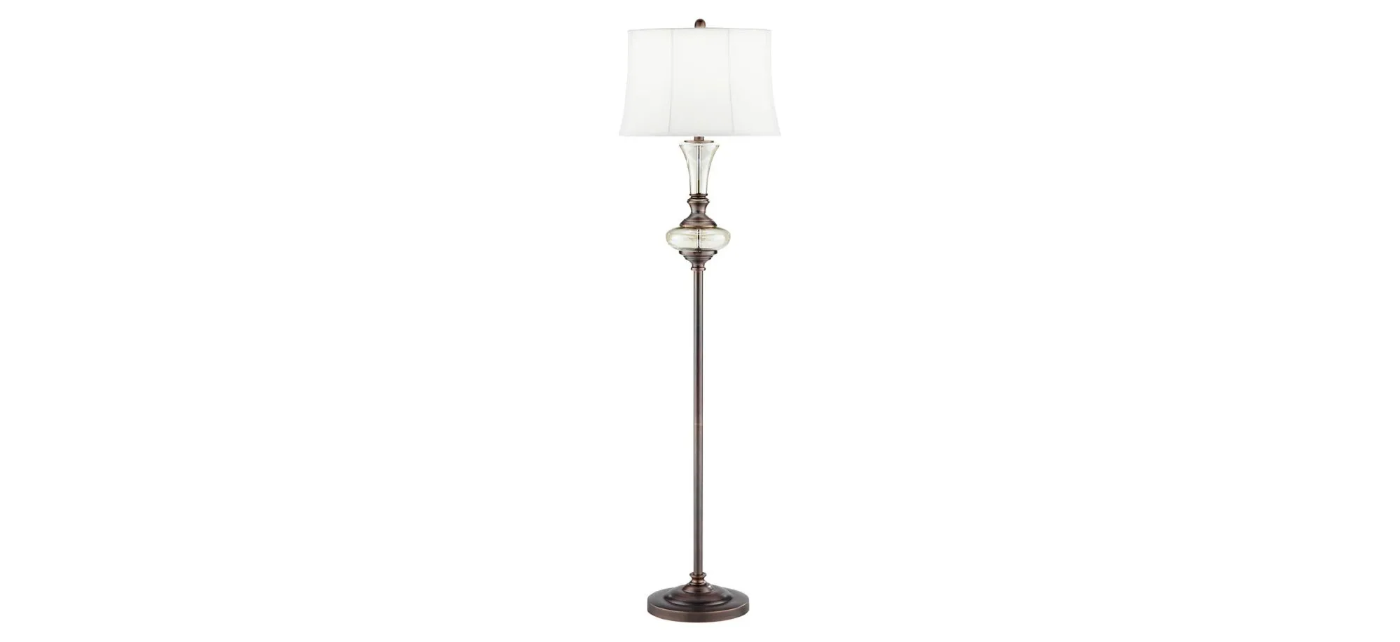 Chiswell Floor Lamp in Champagne/Dark Antique Copper by Pacific Coast Lighting