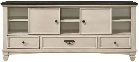 Sawyer TV Console in Antique White by Crown Mark