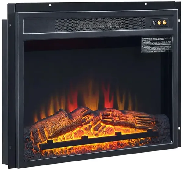 Gerald Electric 23" Fireplace with Heat Functionality