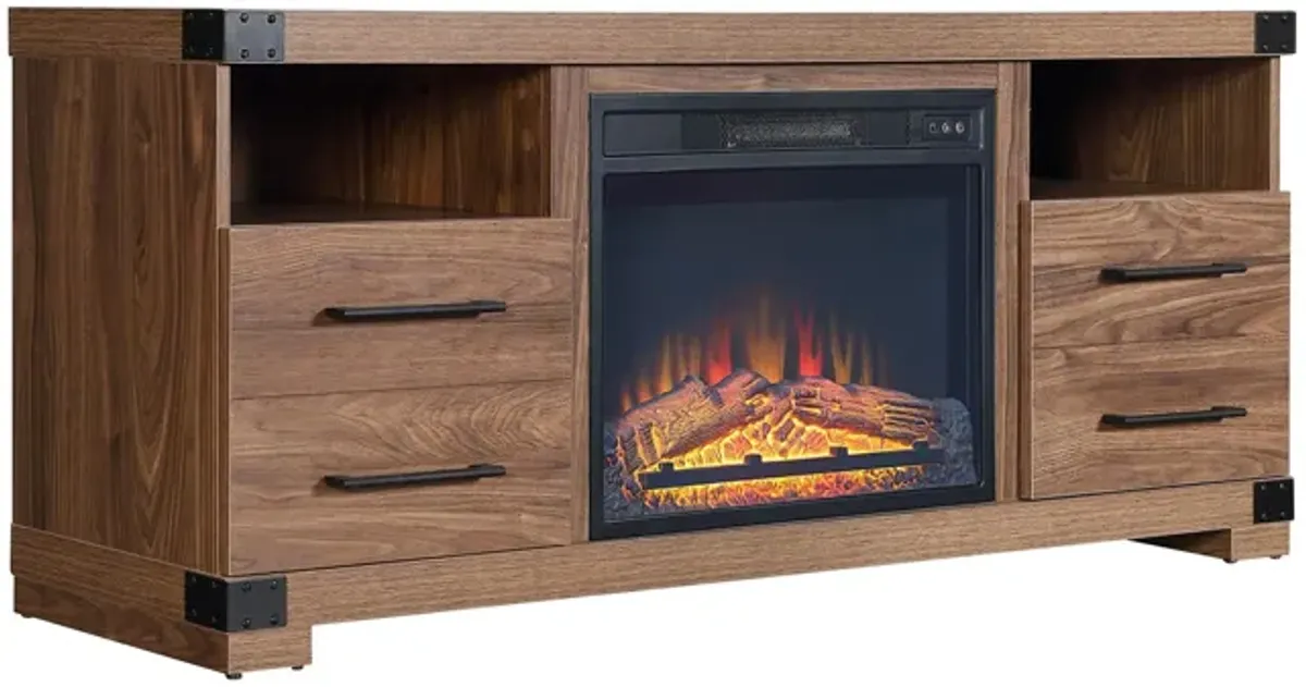 Richmond 60" TV Console with Fireplace