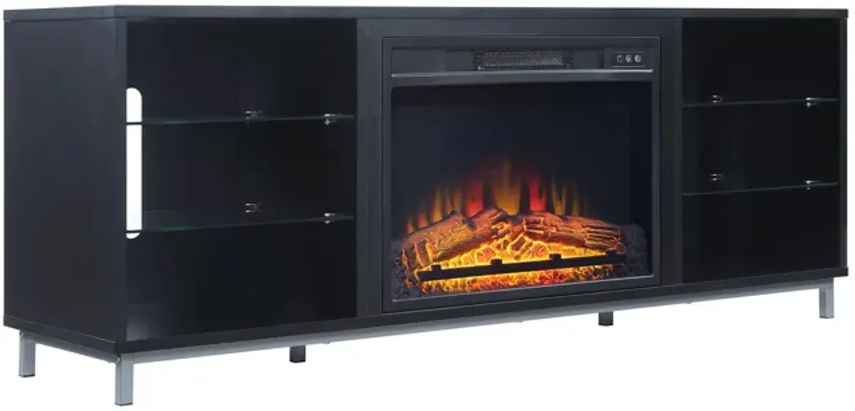 Brighton 60" TV Stand with Fireplace
