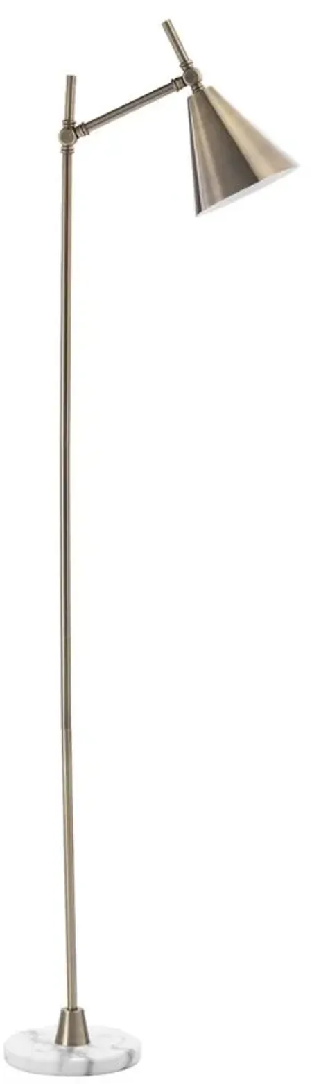 Hemingway Floor Lamp in Brass by Jamie Young Company