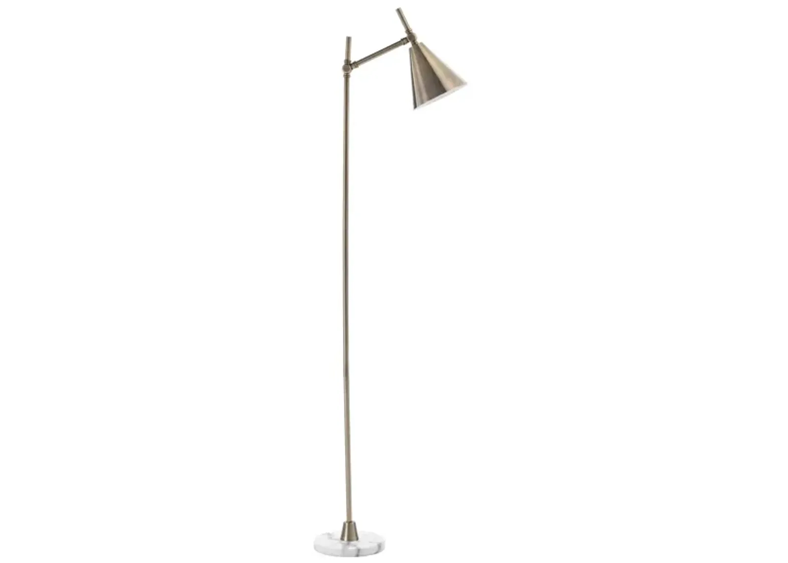 Hemingway Floor Lamp in Brass by Jamie Young Company