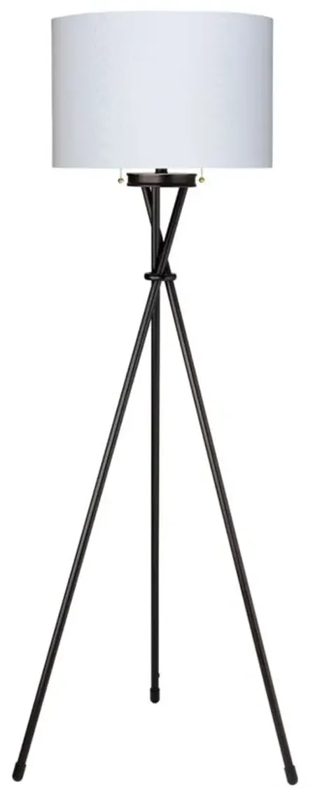 Bering Floor Lamp in Black by Jamie Young Company