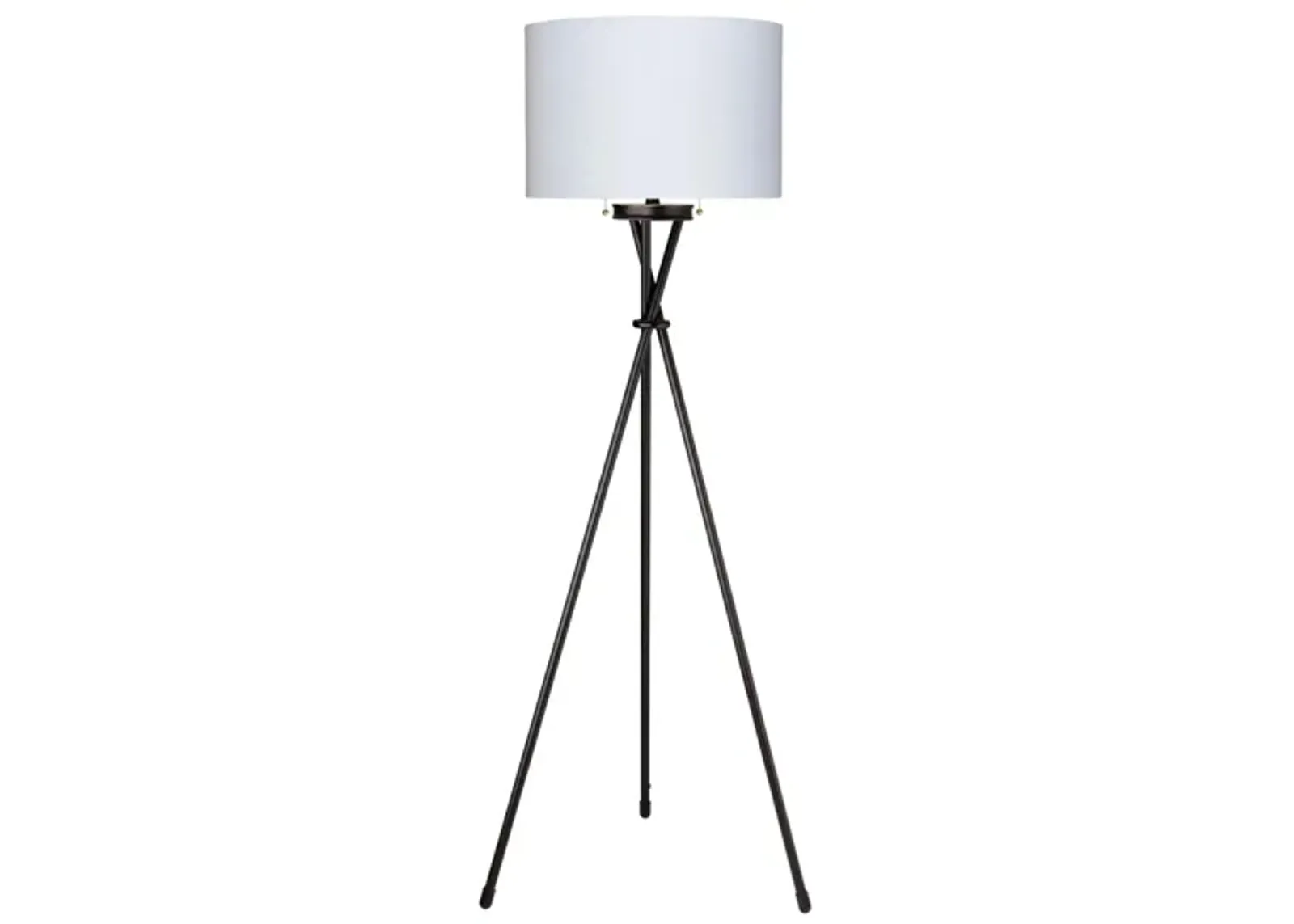 Bering Floor Lamp in Black by Jamie Young Company