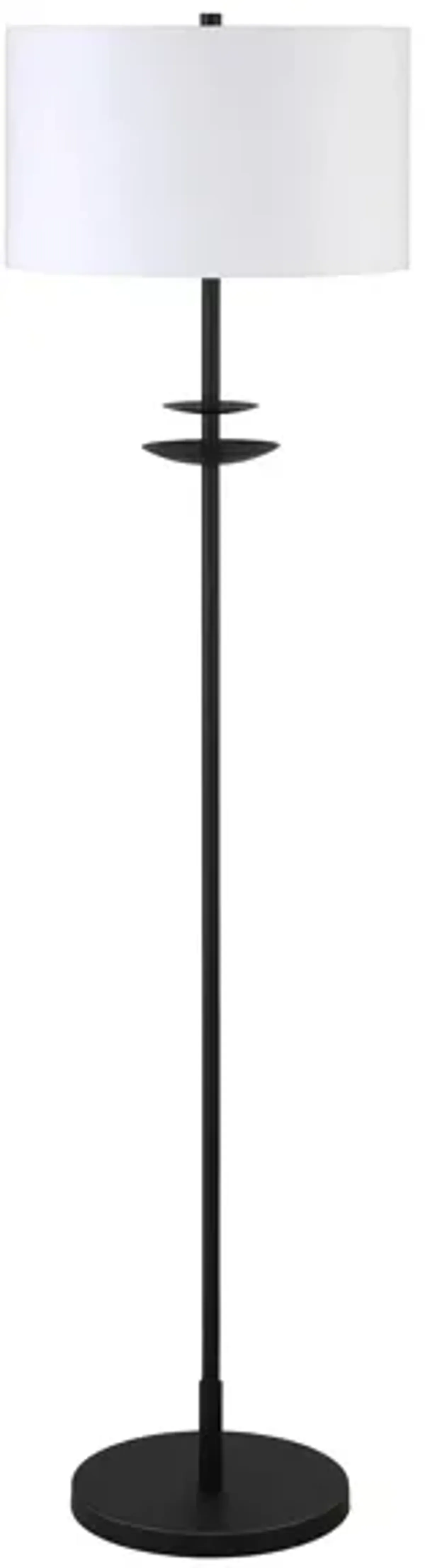 Audrey Floor Lamp in Blackened Bronze by Hudson & Canal