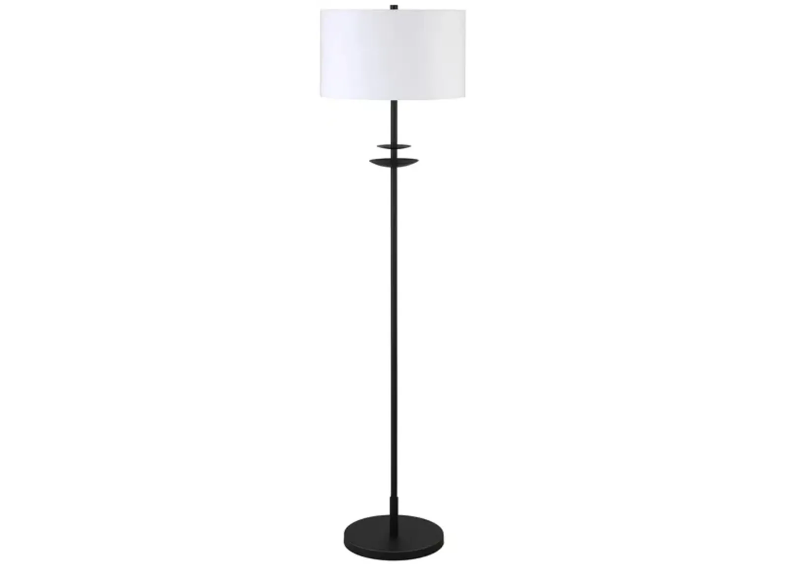 Audrey Floor Lamp in Blackened Bronze by Hudson & Canal